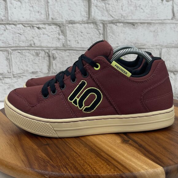 Adidas Five Ten Freerider Womens 8.5 Burgundy Canvas Mountain Bike Shoes - Picture 2 of 15